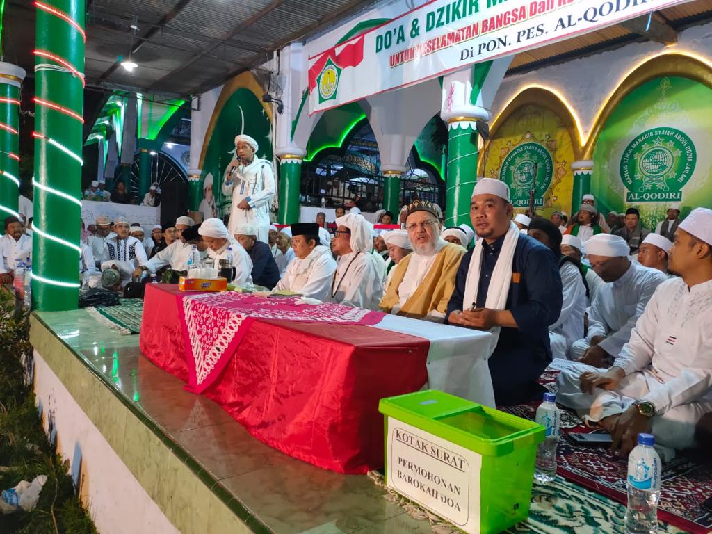 Doa dan Dzikir Manaqib Syekh Abdul Qodir Al Jailani di Ponpes Al Qodiri Jember